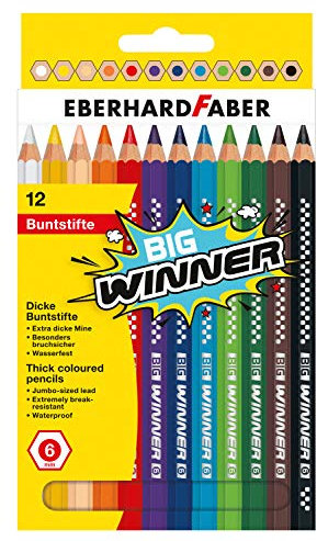Eberhard Faber Big Winner Buntstifte (12 Stück)
