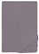 biberna Jersey-Elastic-Spannbetttuch 0077866 (Matratzenhöhe max. 25 cm) 1x 90x190 cm - 100x220 cm, Silber/grau