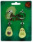 Puckator Kawaii Avocado Schlüsselanhänger