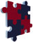 platino24 Schallabsorber-Set Puzzle aus Basotect G+ mit Akustikfilz, Akustikbild aus 2X Nachtblau, 2X Bordeaux Diagonale 360 x 50 mm