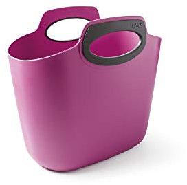 GF Garden, FOR 2 Everyday, Einkaufstasche, Kunststoff, Mehrzweckbehälter mit Henkeln, Farbe Pink