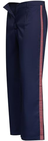 ClSSTEV Men's Cosplay Costume Red Striped Pants Halloween Cosplay Pants