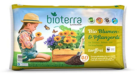 DHG BIOTERRA Bio Blumen- & Pflanzerde Torffrei 40l