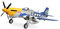 P-51D Mustang 1.5m Smart BNF Basic with AS3X and Safe Select