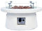 intergrill Gasfeuerstelle Fire Pit | 75 x 75 x 336 cm | Weiße Outdoor-Feuerstelle Feuerschale | inkl. Lavasteine Windschutz | Garten Terrasse Balkon