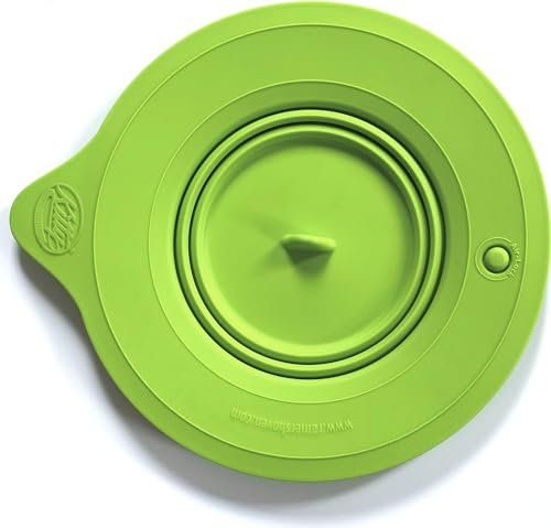 Kitty Professional Silikon Frischhaltedeckel Überzieher, spülmaschinenfest | Kompatibel mit Kitchen Aid mit Airlock-Ventil für 3l 4,3l 4,8l Rührschüsseln (limette)