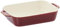 Staub-Backform 27 cm, antikes Kupfer, Keramik, rechteckig
