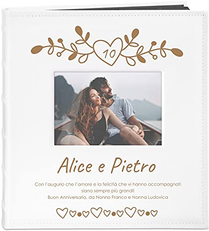 Maverton Album Foto Personalizzato ad Incisione Laser