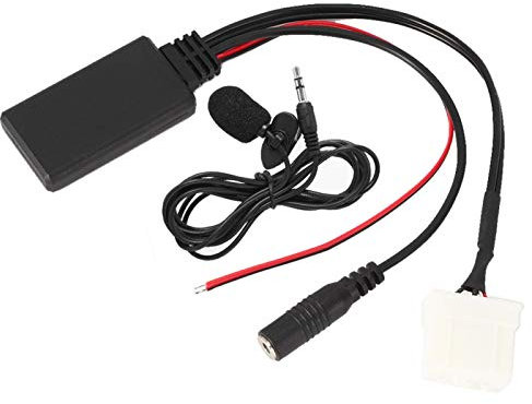 Dioche Bluetooth-Audiokabeladapter, AUX-IN-Kabel Adapter Auto Bluetooth 5.0 Mikrofon Fit für 2 3 5 6 Rx8