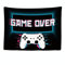 Ulticool - Wandteppich Dekoration Wohnung - Game Over Controller Monitor - 200 x 150 cm groß - Wandtuch Wandbehänge - Accessoires für Schlafzimmer Wohnzimmer Kinderzimmer
