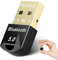 LONUO Bluetooth Adapter USB 5.0, Dongle Stick for PC, Laptop, Desktop, Wireless Transmission Headphones, Speaker, Keyboard, Mouse Printer, Windows 11/10/8/8.1/7, Black-GLQ, WONSUN01