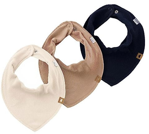 NAME IT Unisex NBNYVETTI 3P Scarf BIB NOOS Schal, Dark Sapphire/Pack:P. W. Humus + Buttercream, ONE Size
