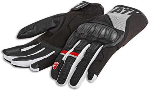 Ducati Company C2 Handschuhe aus Leder und Stoff Größe M