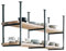 DSVONAUS Retro Industrie LOFT Restaurant Eisen Massivholz Deckenregal, 2 Etagen Regale Regal/Bar Hängende Dekoration Lagerregal (140×30×60cm)