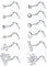Zolure 18g Nasenstecker Nasenpiercing Chirurgenstahl Diamant Piercing Nase Schmuck Mit Cz Top