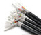 Fixe Clôture Câble blindé en cuivre Flexible 2 3 4 6 conducteurs, 1 m² 0,3 0,5 0,75 1 1,5 2 2,5 mm en Caoutchouc de Silicone Souple, Fil isolé Haute température Appareil Soudure (Size : 13AWG Sq 2.5m