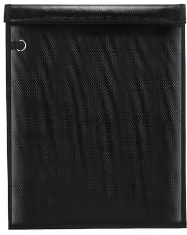 Faraday Bags for Cell Phone Car Keys, RFID Signal Blocking Key Pouch Wallet Cage, Anti-Tracking Anti Theft Car Protection, Cell Phone Signal Jammer WiFi,GSM,LTE,NFC,RFID,GPS Blocker (13*10.2)