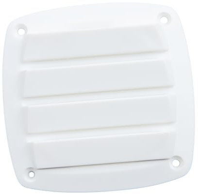 Kisangel 3pcs Vent Cover Rv Vent Trailer Vent Marine Vent Boat Vent Pontoon Grill Boat Exhaust Vent Pontoon Boat Grill Exhaust Vent for Boat Window Barbecue Yacht Motorhome Nylon White