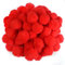 TOAOB 300 Stück Pompons 40mm Rot Pompom Flauschigen Plüsch Set Bälle Kunst Bommel für Lustige DIY Kreative Handwerk