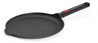 Woll Eco Logic QXR Poêle à crêpes inductive, Ø 26 cm, avec manche amovible, convient pour tous les types de feux, sans PFAS, revêtement antiadhésif, fonte d'aluminium, revêtement anti-adhésif, passe