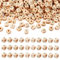 FASHEWELRY Lot de 250 perles cubiques en bois imprimées avec lettres de l'alphabet - 10 mm - Pour porte-clés, bracelets, colliers, bijoux, Cube - 10 mm