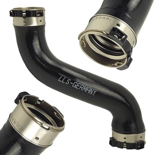 LLS-GERMANY Ladeluftschlauch kompatibel mit MB C-Klasse (W204, S204), 220 CDI, 250 CDI, A2045280100, 2045280100, A 204 528 33 82, A2045283382, originaler HENN-Anschluss