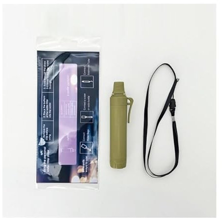 Portable Water Filter Straw - Personal Water Purifier For Hiking, Travel, Camping, Outdoor Adventures(S3B)