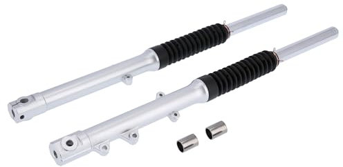 Set: Telegabel für Scheibenbremse, Silber - Simson S50, S51, S53, S70, S83