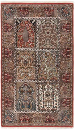 Nain Trading Ghom 80x138 Handgeknüpft Orientteppich Teppich Wolle mit Seide Indien