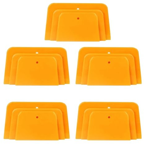 Qerwsdty Distributore di spatole per carrozzeria, 3 misure, distributore di carrozzeria riutilizzabile in plastica per stucchi automobilistici, smalti, sigillanti e
