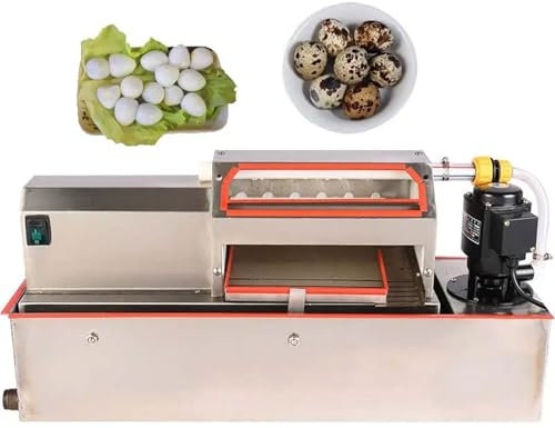 Commercial Electric Quail Egg Peeler Machine, Automatic Shelling with Water Circulation System, Ideal for Processing Plants, Supermarkets, Restaurants, and Households