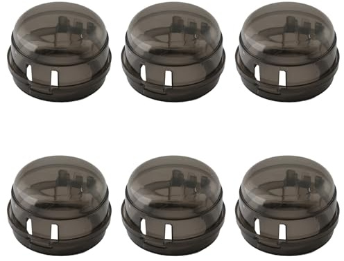 Wellrun 6 Pcs Gas Stove Knob Covers,Child Safety Protector for Gas Oven Knobs,Heat-Resistant Switch Protection Cover Locks for Kitchen