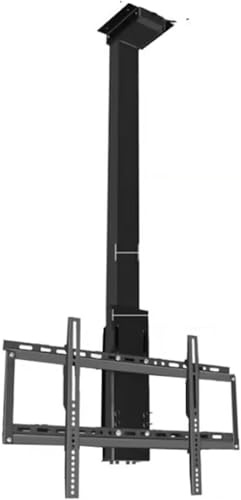 Adjustable Ceiling TV Mount Bracket, Motorized Ceiling TV Mount, With Remote Control Motorized TV Mount, 360° Manual Rotation TV Lift, Fits 32-75 Inch Motorized TV Stand