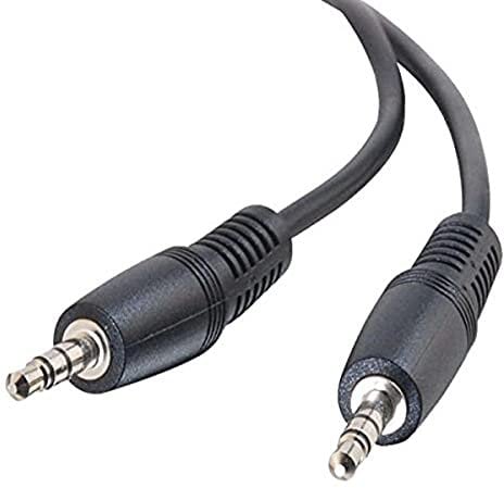 C2G Cavo di prolunga audio stereo da maschio a maschio, jack audio per cuffie, HDTV, laptop, smartphone, Nintendo Switch, AUX, PS4, Xbox, controller di gioco, cuffie da gioco e molto altro