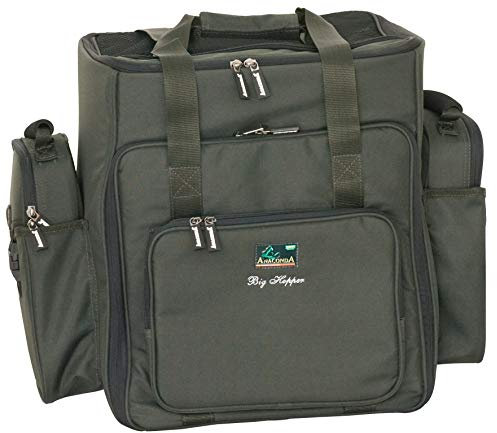 Sänger Top Tackle Systems Unisex – Erwachsene Anaconda Big Hopper 56x35x48cm 7150807 Karpfentasche, Grün