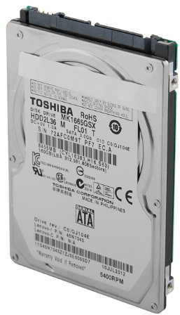 Toshiba MK1665GSX 160 GB 6,3 cm SATA 3.0 GB/s notebook hard drive