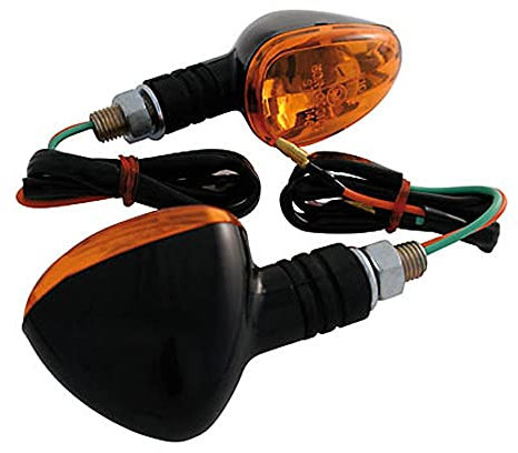 SHIN YO Blinkerpaar Little Duke 12V/10W M10 - Für Motorräder - Kunststoff - E-geprüft