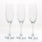 LAV 6X Clear 220ml Venue Glass Champagne Flutes - Reusable Prosecco Wine Wedding Party Drinking Glasses Gift Set