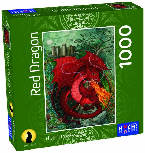 Huch! & friends 878359 - Red Dragon, Erwachsenen-Puzzle