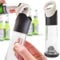 Beer Bottle Opener with Cap Collector Catcher – Home Bar, Kitchen, Barbecue or Party Accessory with Stainless Steel Opening Tool & Acrylic Container – Measures H20 x 5cm Diameter