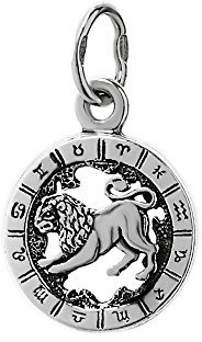 NKlaus 925 Sterlingsilber 15mm Kettenanhänger Horoskop Sternzeichen Löwe Zodiak 6321
