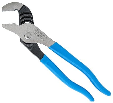 Channellock CHL426 6.5-Inch Straight Jaw Tongue and Groove Plier,Black, Blue, Silver