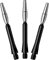 Viper Unisex – Erwachsene Aluminum Shaft Black Spinster Aluminium-Dart-Schaft, Medium (MD), Schwarz, 3er-Pack, 2-Inch