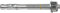 Celo Schwerlastanker BA plus M16 x 150mm - Betonanker für Schwerlastbefestigungen - Bolzenanker, Stahl verzinkt - 100 Stück
