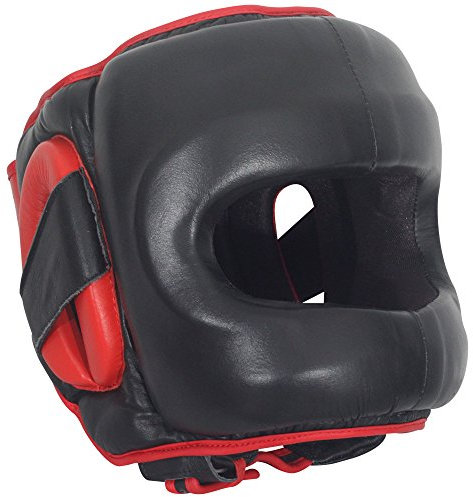 Ringside Deluxe Face Saver Box-Kopfbedeckung, L/XL, Schwarz