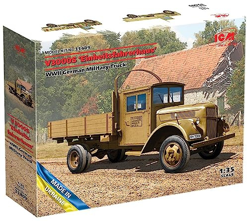 ICM 35409-1:35 V3000S Einheitsfahrerhaus, WWII German Military Truck - Neu