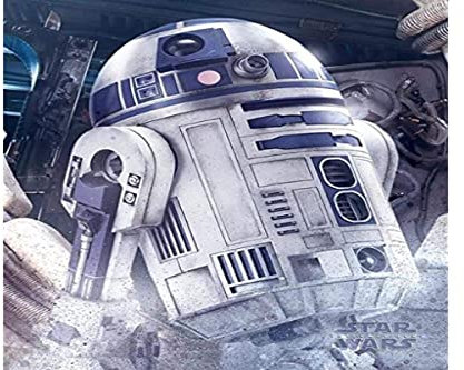 Pyramid International R2-D2 Mini-Poster, Droid Star Wars The Last Jedi, Kunststoff/Glas, Mehrfarbig, 40 x 50 x 1,3 cm