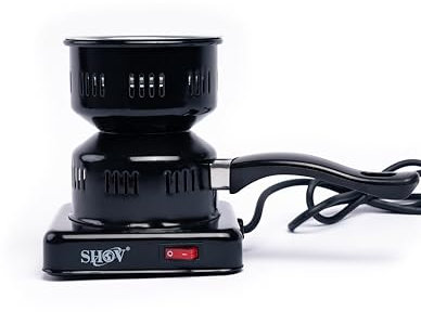 Shov Encendedor de carbón eléctrico para shisha de 650 W – Calentamiento eficiente y rápido de carbones para una experiencia perfecta de shisha!