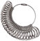 Meowoo Ring Sizer UK Measurement Scales Kit Tools for Measuring Rings Diameters (Metal Ring Gauge)