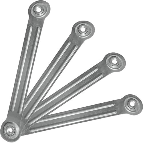 Project Patio Glider Bearing Arm Bracket Replacement Rocker Hardware Parts - 9 Inch Length - 7-1/2 Inch Between Mounting Holes - 4 Pack